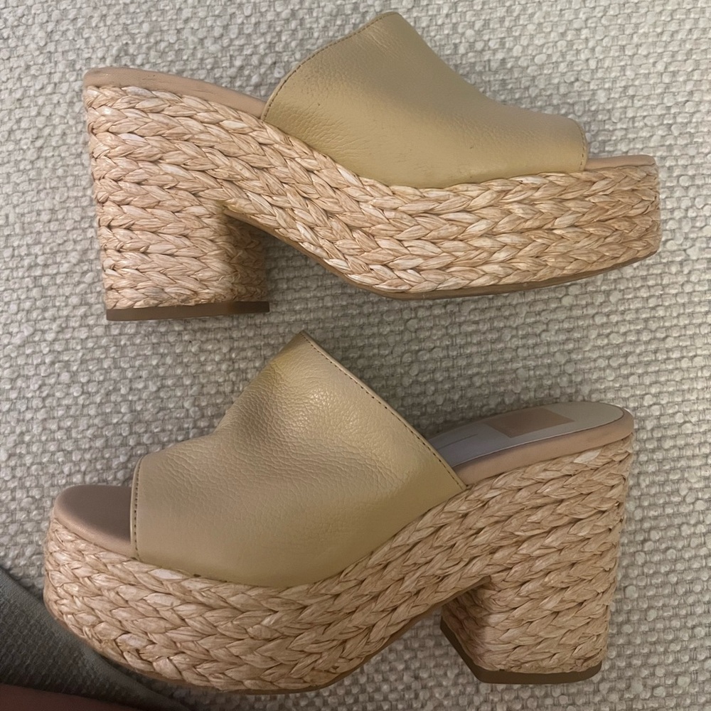 Dolce Vita Nude Platform Sandal